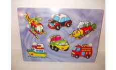 Holz Puzzle - Clown & Verkehr