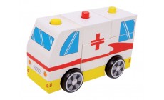 Holz Krankenwagen - Rotes Kreuz